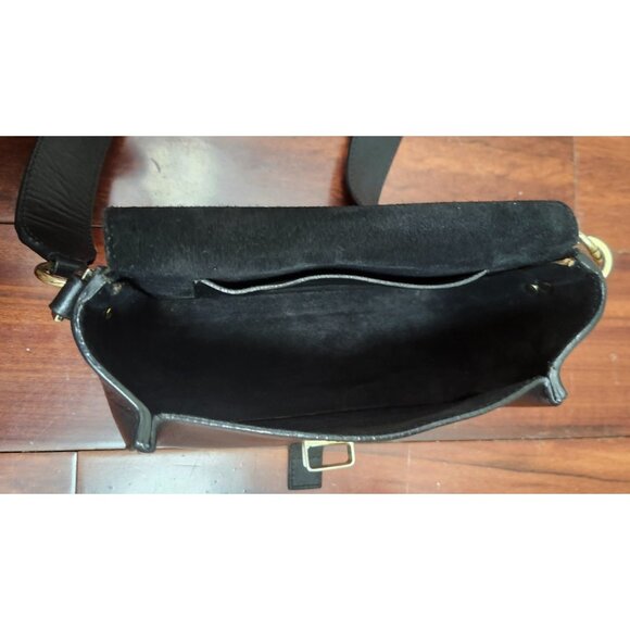 SOPHIE HULME Black Smooth Matte Leather Crossbody Bag - Picture 11 of 16